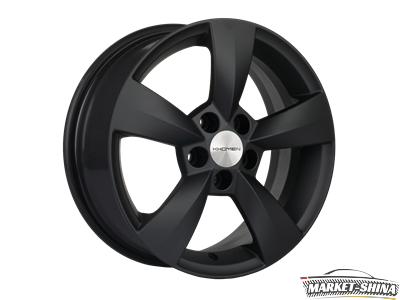 Khomen KHW1504 (Fabia) 6 x 15 5*100 Et:43 Dia:57.1 Black matt
