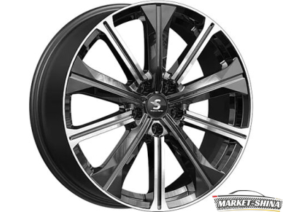 Premium КР013 (Tiggo 7 Pro) 7 x 19 5*108 Et:33 Dia:60.1 Diamond Gloss Graphite