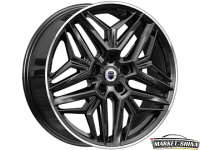 K&K Колумб (КС1038) 7 x 19 5*108 Et:50 Dia:60.1 Дарк платинум