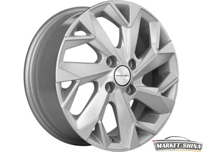 Khomen KHW1508 (XRay) 6 x 15 4*100 Et:40 Dia:60.1 F-Silver