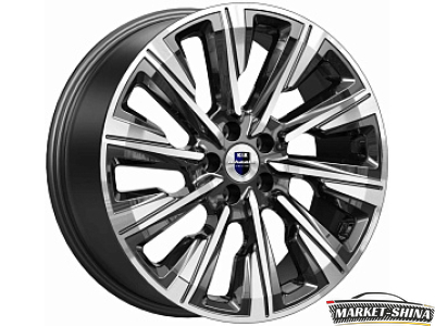 K&K Галего (КС1039) 7.5 x 19 5*112 Et:44 Dia:66.6 Дарк платинум